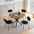 set sala da pranzo nero velluto per antiscivolo